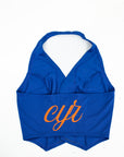Custom Reworked Jersey Halter Vest