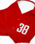 Custom Reworked Jersey Halter Vest
