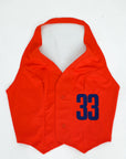 Custom Reworked Jersey Halter Vest