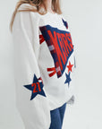 Custom Pennant Patchwork Sweatshirt