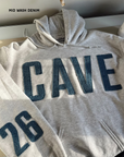 Custom Denim Name/Number Patchwork Sweatshirt