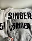 Custom Kids Denim Name/Number Patchwork Sweatshirt