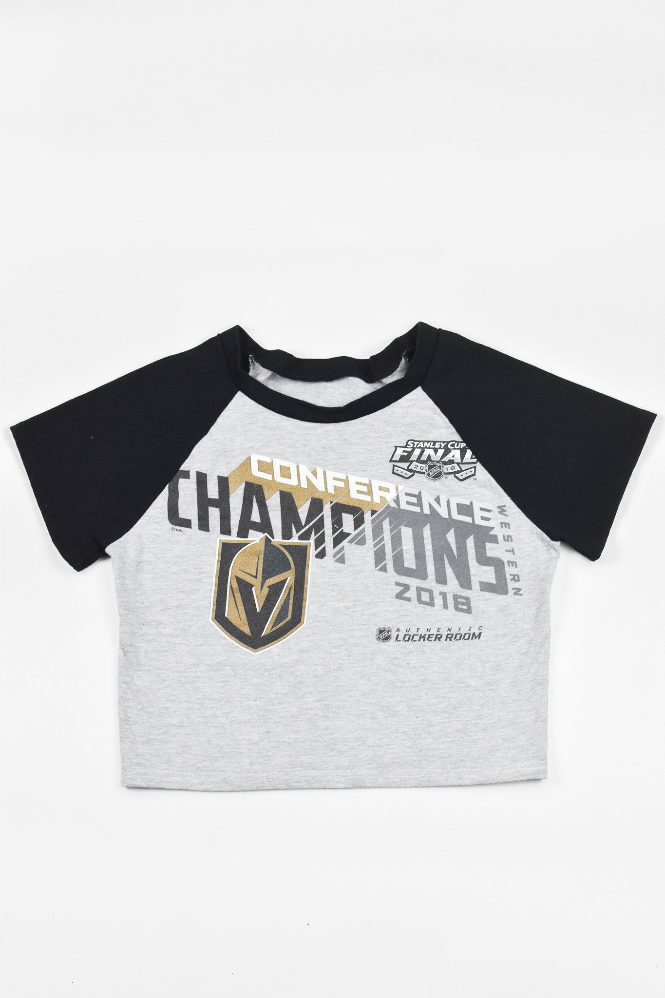 Upcycled Golden Knights Baby Tee