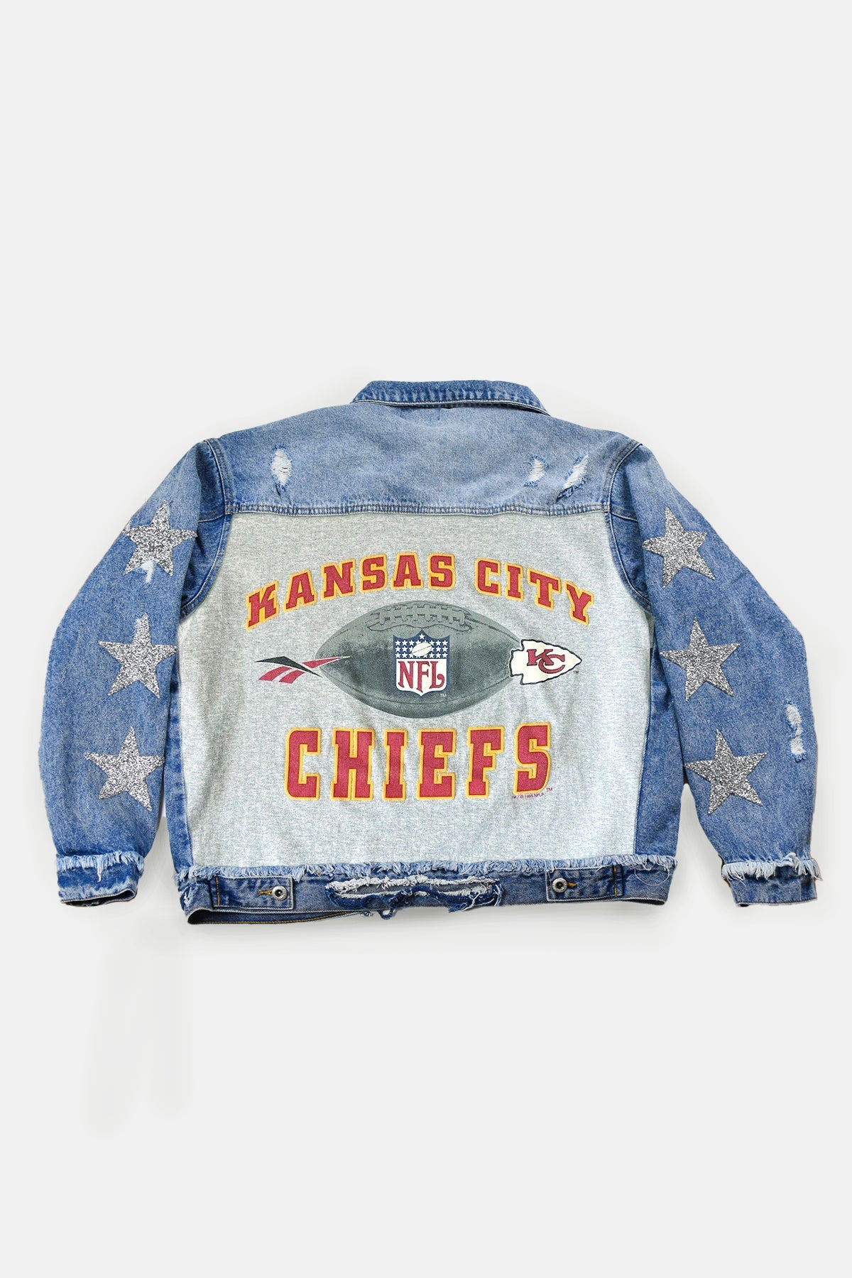Upcycled Chiefs Star Patchwork Jacket