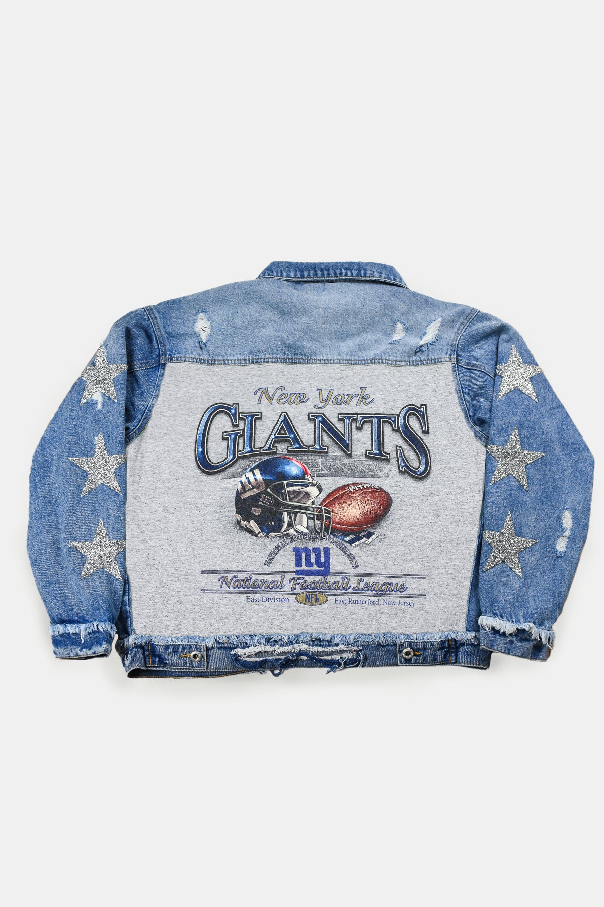 Upcycled Giants Star Patchwork Jacket