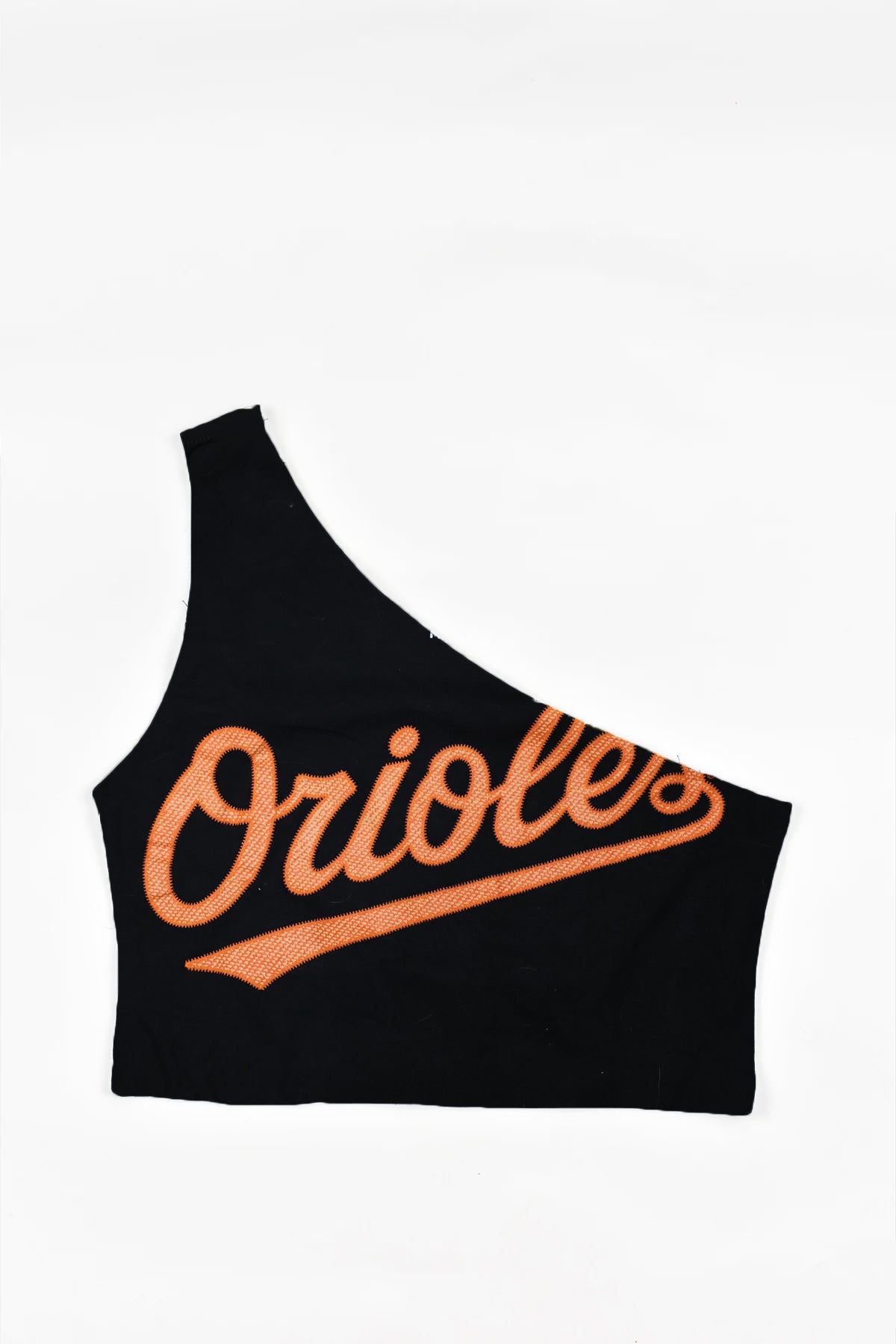 Upcycled Orioles One Shoulder Tank Top - Made To Order