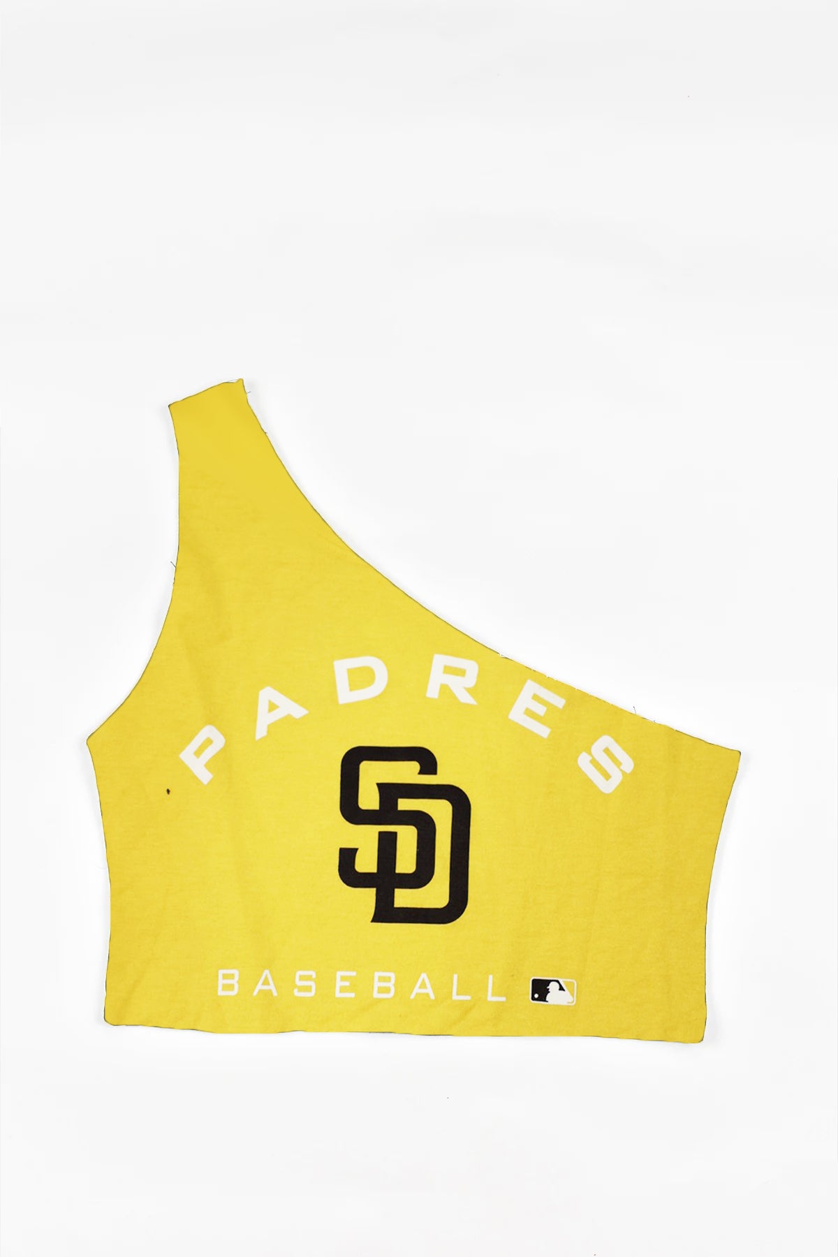 Upcycled Padres One Shoulder Tank Top - Made To Order