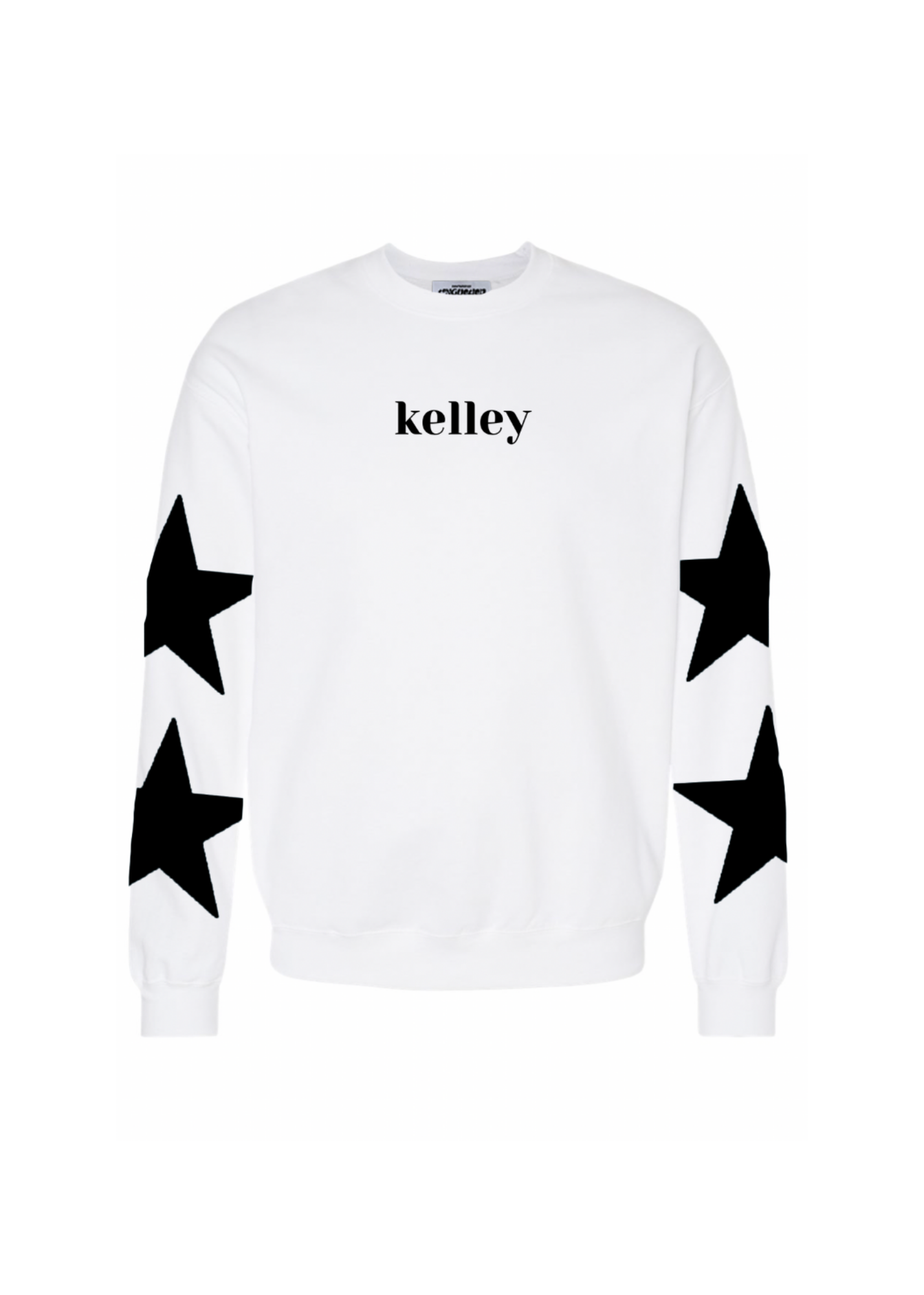Custom Star Patch Embroidered Sweatshirt