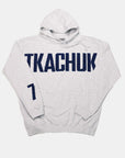 Custom Denim Name/Number Patchwork Sweatshirt