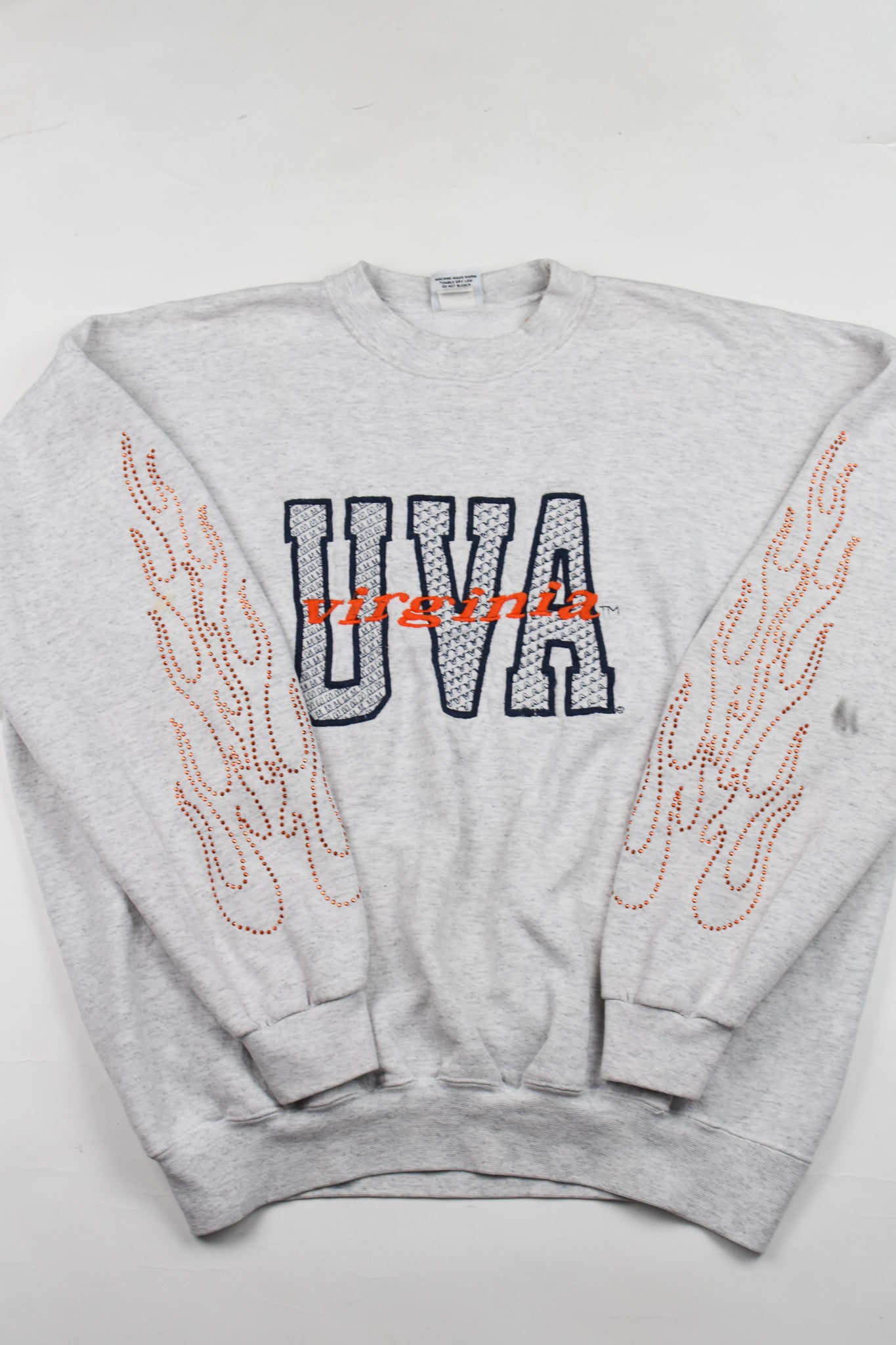 Upcycled Vintage UVA Flame Sweatshirt