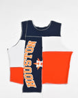 Upcycled Astros Scrappy Tank Top