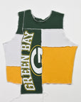 Upcycled Packers Scrappy Tank Top