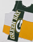 Upcycled Packers Scrappy Tank Top