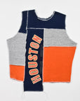Upcycled Astros Scrappy Tank Top