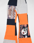 Upcycled Auburn Patch Flare Pants