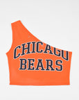 Upcycled Bears One Shoulder Tank Top