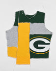 Upcycled Packers Scrappy Tank Top