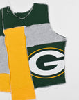Upcycled Packers Scrappy Tank Top