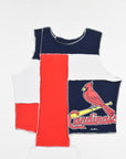 Upcycled Cardinals Scrappy Tank Top