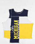 Upcycled Michigan Scrappy Tank Top