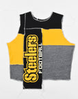 Upcycled Steelers Scrappy Tank Top