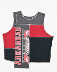 Upcycled Arkansas Scrappy Tank Top