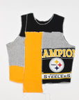 Upcycled Steelers Scrappy Tank Top
