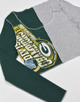 Upcycled Packers Spliced Scoopneck Top