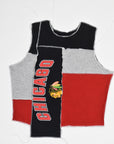Upcycled Blackhawks Scrappy Tank Top