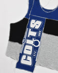 Upcycled Colts Scrappy Tank Top
