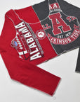 Upcycled Alabama Spliced Scoopneck Top