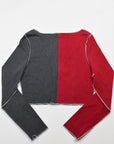Upcycled Alabama Spliced Scoopneck Top