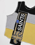 Upcycled Saints Scrappy Tank Top