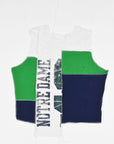 Upcycled Notre Dame Scrappy Tank Top