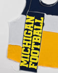 Upcycled Michigan Scrappy Tank Top