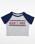 Upcycled Red Sox Baby Te