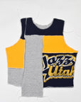 Upcycled Jazz Scrappy Tank Top