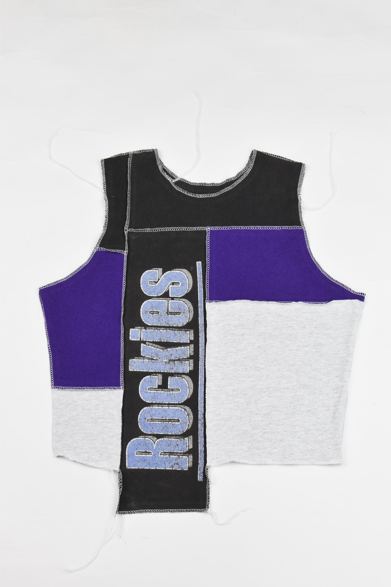 Upcycled Rockies Scrappy Tank Top