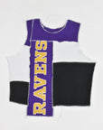 Upcycled Ravens Scrappy Tank Top