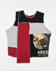 Upcyclede 49ers Scrappy Tank Top