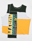 Upcycled George Mason Scrappy Tank Top
