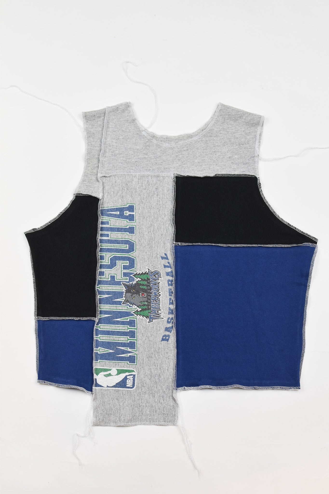 Upcycled Timberwolves Scrappy Tank Top