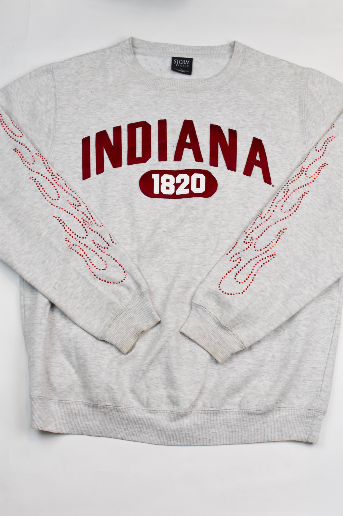 Upcycled Vintage Indiana Flame Sweatshirt