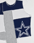 Upcycled Cowboys Scrappy Tank Top
