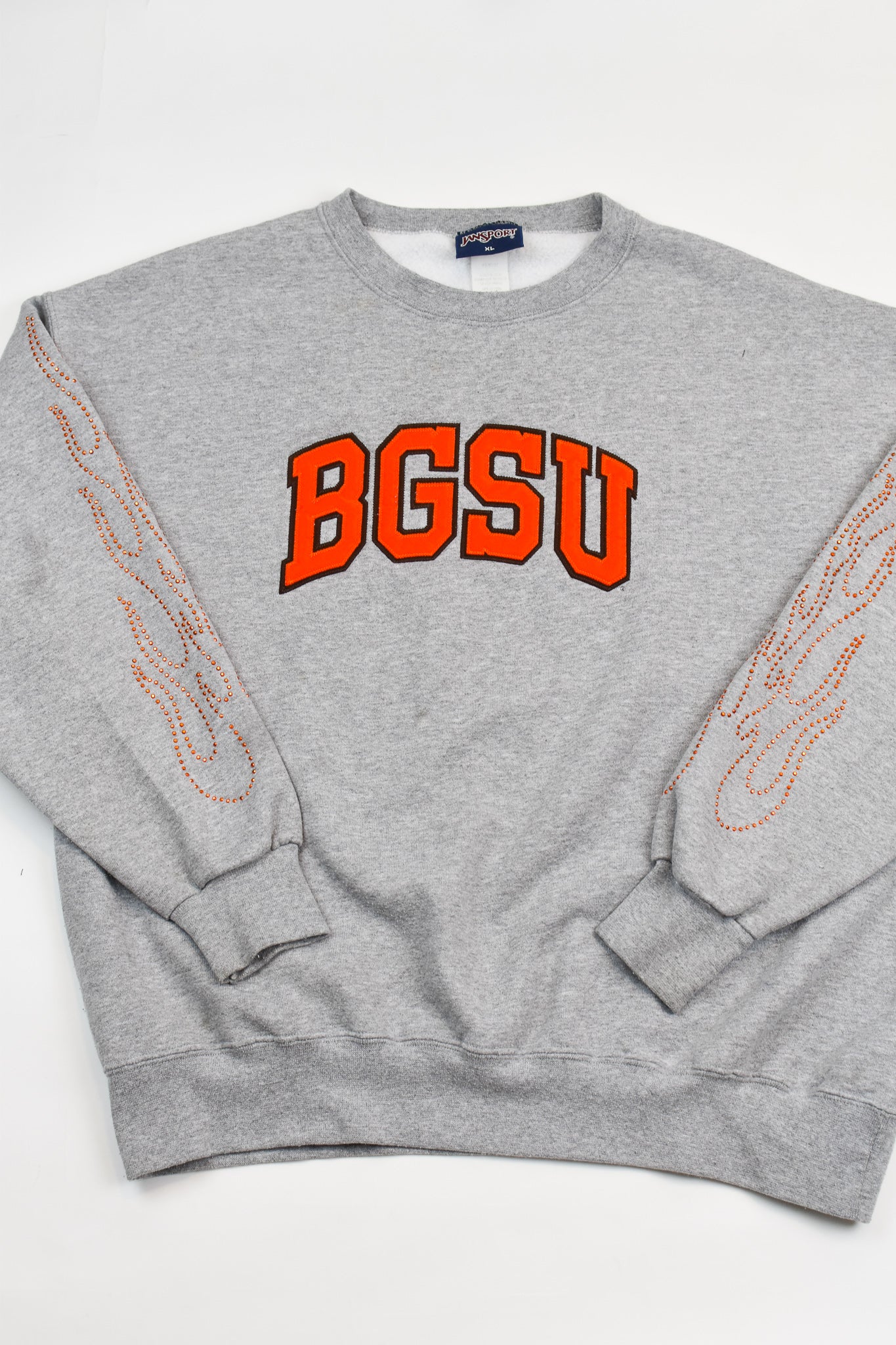 Upcycled Vintage Bowling Green Flame Sweatshirt