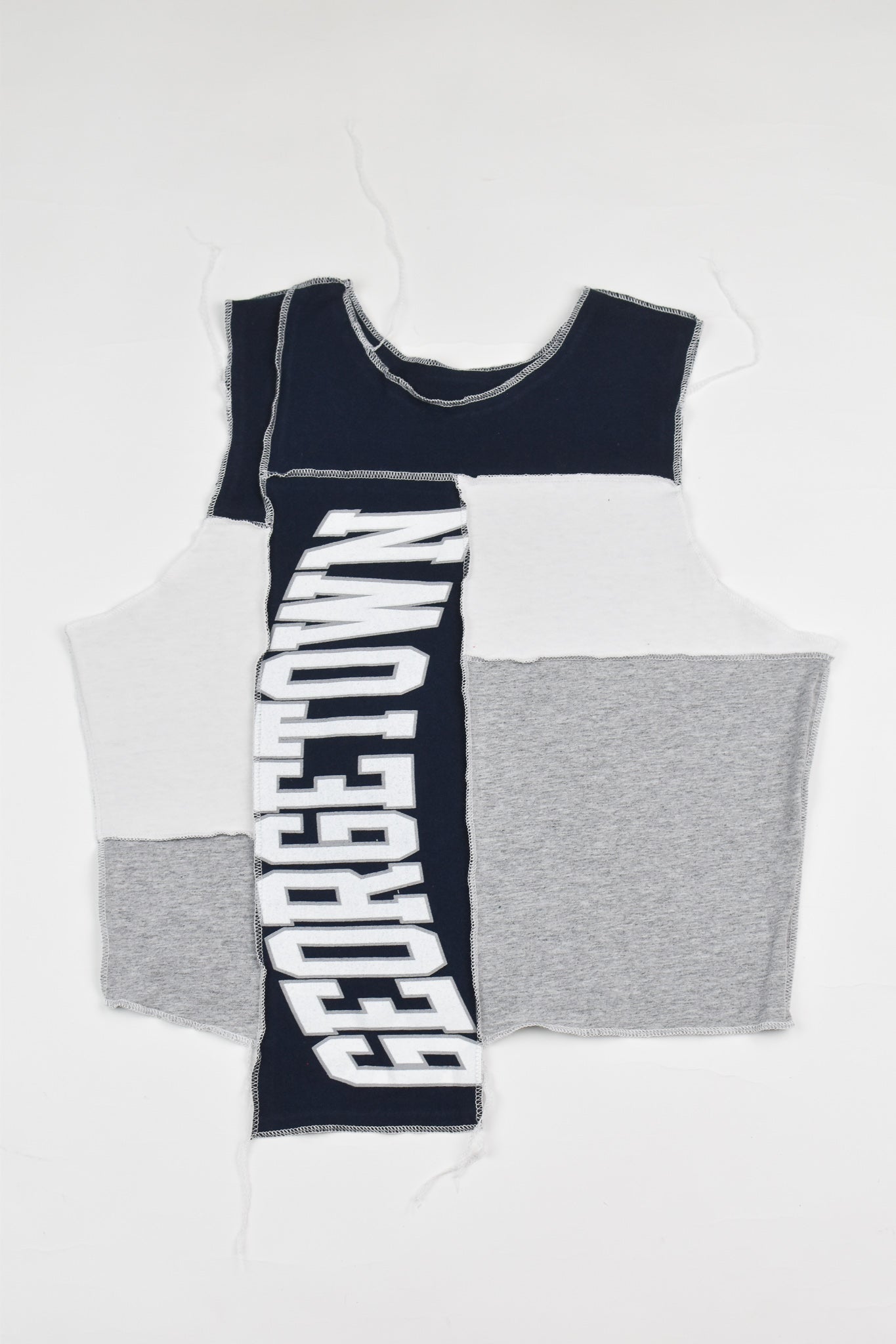 Upcycled Georgetown Scrappy Tank Top