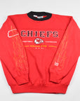 Upcycled Vintage Chiefs Flame Sweatshirt