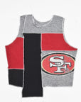 Upcycled 49ers Scrappy Tank Top