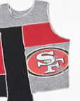 Upcycled 49ers Scrappy Tank Top