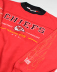 Upcycled Vintage Chiefs Flame Sweatshirt